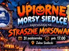Halloweenowe morsowanie w Siedlcach. Spotkanie nad zalewem