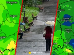Będą dwie fale silnego deszczu, a potem nagły zwrot. Jest data największych opadów