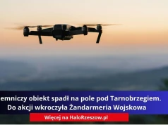 Tajemniczy obiekt spadł na pole pod Tarnobrzegiem. Do akcji wkroczyła Żandarmeria Wojskowa