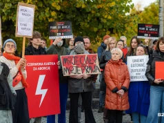 "Czerwona Kartka za Aborcję". Protest w Szczecinie