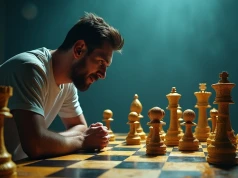 Messi uczy się szachów od ChatGPT, ale na źle ustawionej szachownicy