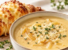 Kremowa zupa jak z francuskiej restauracji. Sekret tkwi w dwóch serach