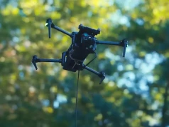 Dron na kablu. Może latać godzinami