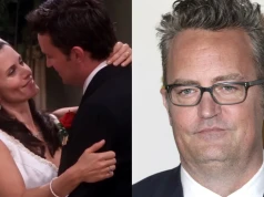 Kultowa scena z "Przyjaciół" miała bolesne drugie dno. Siostra Matthew Perry'ego ujawnia