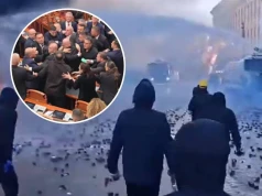 Awantura na całego w parlamencie Albanii. Politycy zaczęli się szarpać
