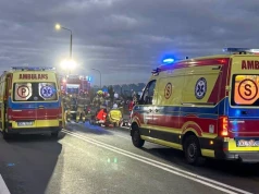 Tragedia pod Kluczborkiem. Nie żyje mężczyzna, droga zablokowana