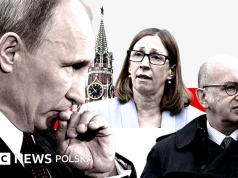 Inwigilacja i 'ciągła paranoja'. Zachodni dyplomaci opowiadają BBC o życiu w Moskwie w czasie wojny
