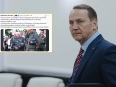 Sikorski obala twierdzenia Szeremety, dodał zdjęcie. "Odświeżamy mu pamięć"