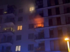 Pożar mieszkania na Mokotowie. Strażacy ewakuowali część mieszkańców