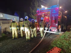 Z ostatniej chwili! Bestwina: Pożar garażu. Poszkodowany mężczyzna