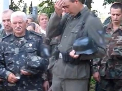 Ukraiński radny przebiera siew mundury SS Galizien, a jego firma zarabia na ekshumacjach polskich ofiar ukraińskiego ludobójstwa