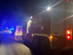 Pożar w domu koło Lwówka Śląskiego