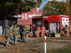 Ukraińscy ratownicy szkolili się w Częstochowie. Ćwiczyli reagowanie na zagrożenia chemiczne