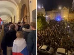 Protesty ogarniają Pragę. Próbowali wedrzeć się do parlamentu