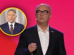 Czarzasty wyszedł na scenę i zganił Nawrockiego. Padły mocne słowa! „Nie ma pan prawa…”
