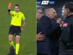 Trener dostał czerwoną kartkę i wpadł w furię. Sceny w Serie A
