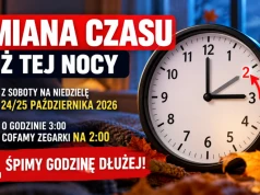 Zmiana czasu już tej nocy. W niedzielę śpimy godzinę dłużej