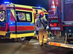 Pożar mieszkania przy ul. Kościuszki