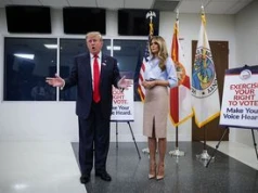 Donald Trump już zagłosował. Pojawił się lokalu wyborczym osobiście