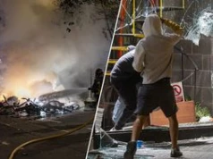 Protest studentów w Barcelonie. Plądrowanie sklepów, starcia z policją