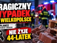Tragedia w Pławcach! Cegły i palety przygniotły 44-latka. Mężczyzna nie żyje