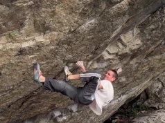 Piotr Schab z „Ultimatorem” 8C, najtrudniejszym słowackim boulderem