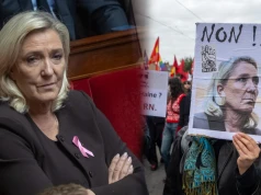 Starcia we Francji przed wystąpieniem Le Pen. "Oddaj pieniądze, Marine"