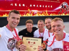 Śląscy strażacy zdobyli złoto w Chinach. Sukces Rescue Eagles Poland