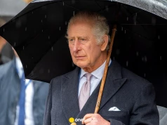 Karol III poszedł do kościoła mimo pogody. Sztorm Boelo powalił duże drzewa