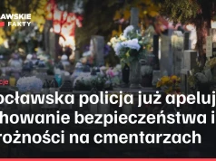 Wrocławska policja już apeluje o zachowanie bezpieczeństwa i ostrożności na cmentarzach