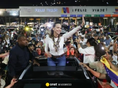 Maria Corina Machado niespodziewanie wróciła do Wenezueli. Ruszyły za nią tłumy