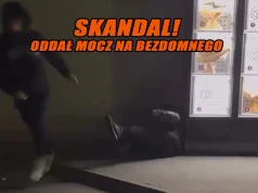 Oburzenie po nagraniu z Ostrowa. Młody mężczyzna miał oddać mocz na bezdomnego