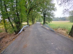 Ulica Pawłowicka w Strumieniu z nową nawierzchnią