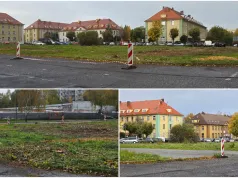 Przybędzie miejsc postojowych przed starostwem. W planach gruntowna przebudowa parkingu