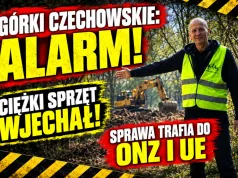 Górki Czechowskie: ciężki sprzęt na terenie dawnego poligonu, sprawa w ONZ i Parlamencie Europejskim
