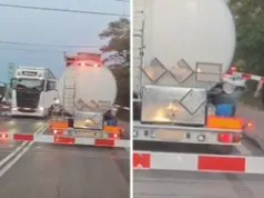 Nagranie z przejazdu kolejowego. "2 sekundy dzieliły od tragedii"