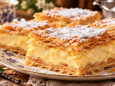 Napoleonka jak z dawnej warszawskiej cukierni. Ten krem to sekret jej smaku
