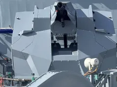 Polska armata 35 mm już na budowanym niszczycielu min
