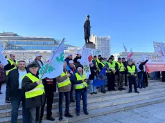 Rolniczy protest w Warszawie. „Solidarność” ostrzega przed upadkiem plantatorów i sadowników przez podatek cukrowy