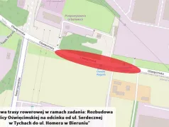 Budowa trasy rowerowej do Bierunia: od 28 października utrudnienia na ul. Oświęcimskiej