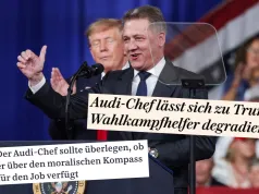 Niemcy oburzone prezesem Audi, bo pojechał ukorzyć się przed Trumpem