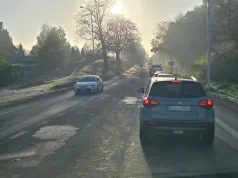 Al. Warszawska w porannym korku. Kierowca autobusu: „Przejazd do Al. Sikorskiego zajął 26 minut”