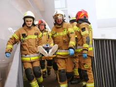 Ewakuacja pacjentów w szpitalu w Krasnymstawie. Pożar na pediatrii i akcja służb ratunkowych