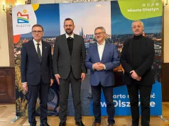 Historyczne spotkanie w olsztyńskim ratuszu. Czterech prezydentów popiera zmianę granic Olsztyna