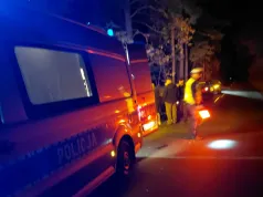 Wypadek pod Zieloną Góra. Pijany pieszy wszedł pod samochód
