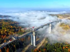 Gigant nad doliną. Tak powstaje najwyższa estakada w Polsce