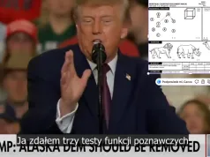 „Pokazują lwa, niedźwiedzia, węża i wielbłąda. Pytają, który z nich jest wężem”. Trump chwali się, że trzykrotnie bezbłędnie zdał testy funkcji poznawczych