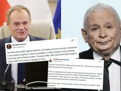 Prezes Kaczyński mówił o możliwym wyjściu z UE, ale dziś twierdzi, że premier Tusk przekręca mu słowa