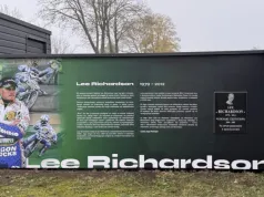 Lee Richardson upamiętniony w Częstochowie. Odsłonięto tablicę poświęconą żużlowcowi