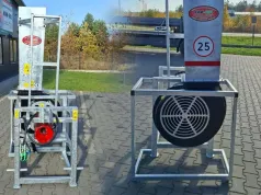 Odśnieżanie tuneli - dmuchawa zamówiona przez plantatora trafia do seryjnej produkcji